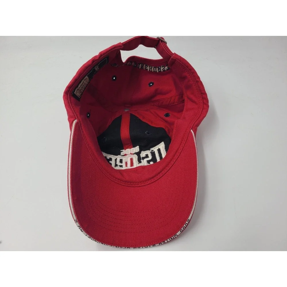 Vintage 2005 US Open Pinehurst No 2 Strapback Adjustable Golf‎ Hat Cap Men Red